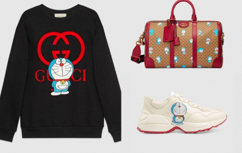 Gucci ra mắt bộ sưu tập Doraemon chào đón Tết Nguyên đán 2021