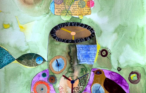 Tranh Nguyễn Quang Thiều: Dấu vết châu thổ