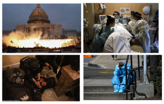 Nước Mỹ nhuốm màu tang thương sau cuộc biểu tình Điện Capitol