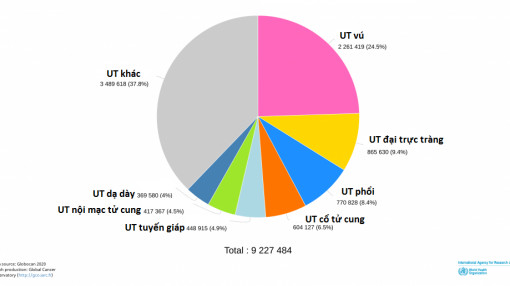 Việt Nam tăng 7 bậc trên bản đồ mắc ung thư của thế giới