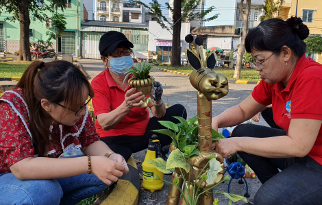 "Thay áo mới" cho các bức tường bị bôi bẩn