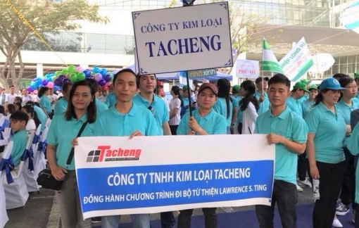 Tacheng 16 năm đồng hành cùng chương trình Đi bộ từ thiện Lawrence S. Ting