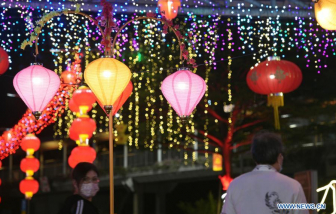 Singapore trang trí đón Tết Nguyên đán giữa đại dịch