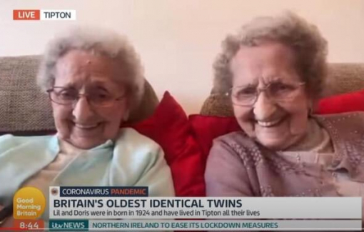 COVID-19 phá vỡ kế hoạch "trăm tuổi" của cặp song sinh cao tuổi nhất nước Anh