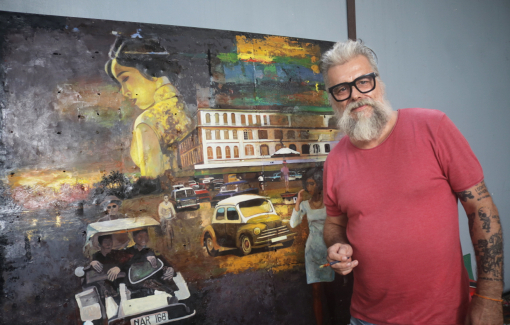 Dùng phế liệu kể chuyện Sài Gòn