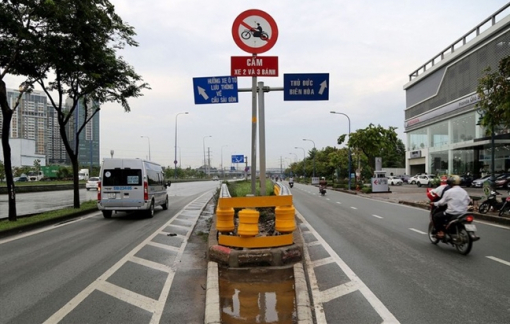 Điều chỉnh giao thông gần hầm sông Sài Gòn ngày cuối tuần