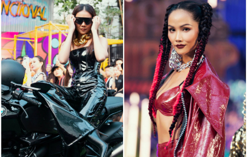 Thanh Hằng lái mô tô cực ngầu, H’Hen Niê chất lừ trong trang phục hiphop