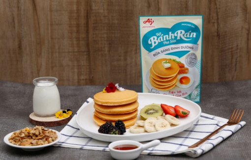 Bữa sáng tiện lợi, chuẩn dinh dưỡng với bánh rán