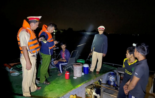 Đồng Tháp: Phát hiện nhiều vụ khai thác cát sông trái phép