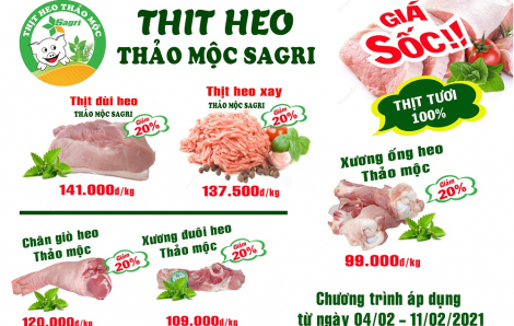 Sagrifood đồng hành cùng người tiêu dùng - giảm giá sốc 20%