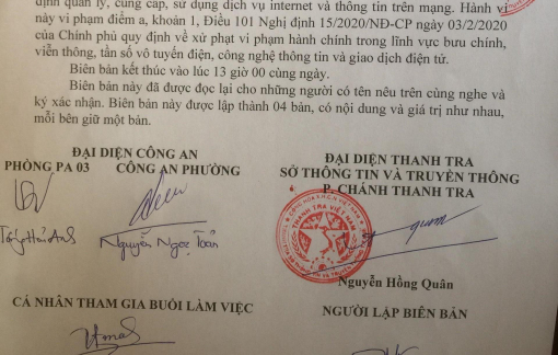 Lan truyền thông tin sai sự thật về phát ngôn của Phó thủ tướng Vũ Đức Đam, nữ dược sĩ bị xử phạt