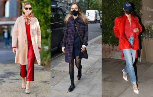 Tham khảo cách phối khẩu trang và quần áo của người nổi tiếng để tết đẹp lung linh