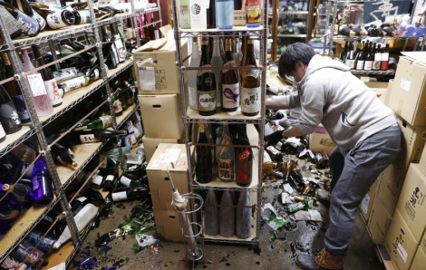 Nhật Bản rung chuyển bởi động đất 7,1 độ richter