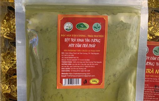 Làm đẹp da với bột trà xanh của Hải Trà Tân Cương