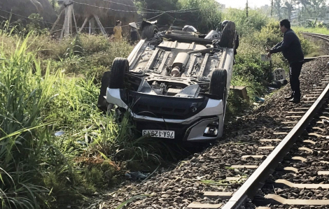 Quảng Ngãi: Tai nạn đường sắt, cháu bé 1 tuổi chết thảm, 2 người bị thương