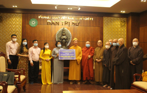 Giáo hội Phật giáo Việt Nam TPHCM ủng hộ 1 tỷ đồng mua vắc-xin ngừa COVID-19
