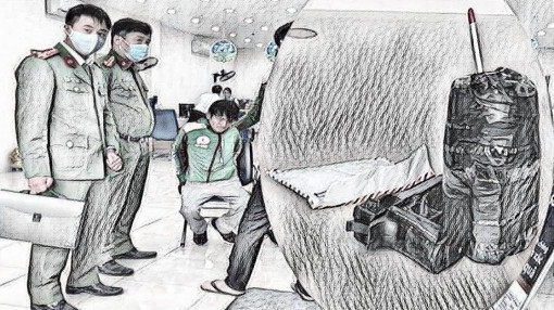 Hà Nội: Mặc áo Grab xông vào cướp ngân hàng