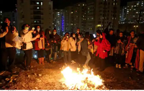 Hơn 1.000 người thương vong trong lễ hội lửa tại Iran