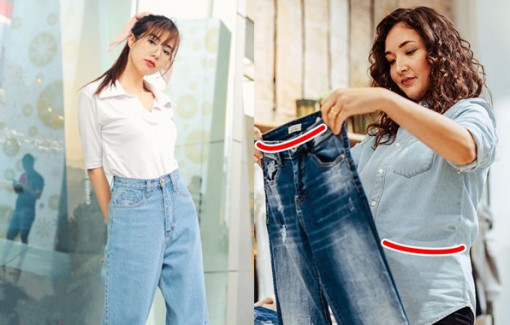 Mẹo chọn quần jeans vừa dáng người không cần thử