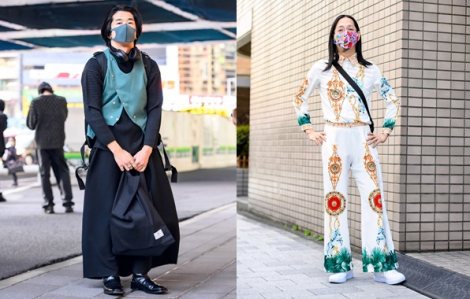 Nam giới mặc váy, quần ống loe tại Tokyo Fashion Week 2021