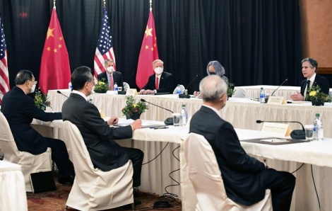 Mỹ - Trung đối đầu căng thẳng trong cuộc gặp trực tiếp đầu tiên của chính quyền Biden