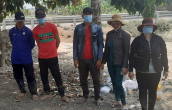 Bắt 5 người nhập cảnh trái phép vào Long An