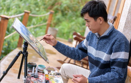 Họa sĩ Đoàn Quốc: Ngoài vẽ, tôi không biết làm gì khác
