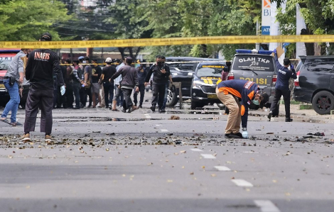 20 người bị thương sau vụ đánh bom tự sát ở Indonesia