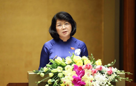Trình miễn nhiệm Phó chủ tịch nước Đặng Thị Ngọc Thịnh