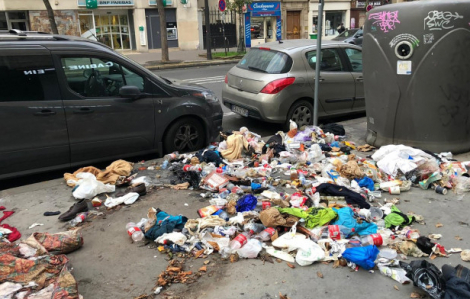 Kinh hoàng thủ đô Paris mỹ lệ ngập trong rác?