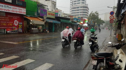 Miền Nam sẽ có mưa vào chiều tối