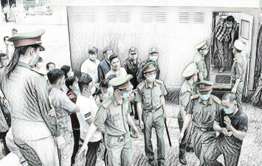 Đang xét xử vụ án “Sản xuất, buôn bán hàng giả” của Trịnh Sướng và đồng phạm
