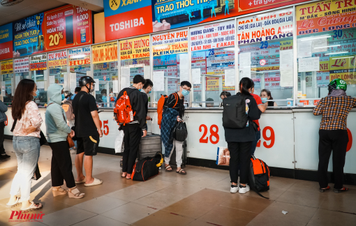 Lượt khách đi lại dịp 30/4 và 1/5 tại các bến xe sẽ tăng 200%