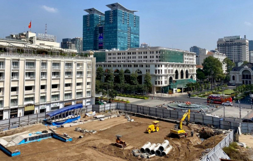 Khoảng 10 ngày nữa, metro số 1 hoàn trả lại mặt đường Lê Lợi