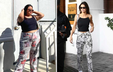Cô gái ngoại cỡ mặc đồ giống Kendall Jenner truyền cảm hứng