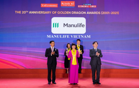 Manulife Việt Nam nhận giải thưởng Rồng Vàng vì những thành tựu nổi bật trong hành trình nâng cao trải nghiệm khách hàng