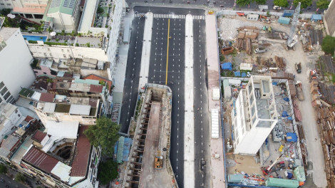 Metro số 1 chính thức trả lại mặt đường Lê Lợi sau 7 năm thi công