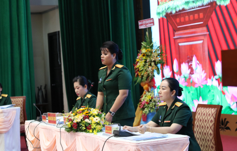 Đại úy Lê Thị Ngọc Bích tái đắc cử Chủ tịch Hội Phụ nữ Bộ Tư lệnh TPHCM