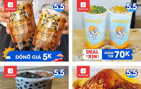 Bạn có chắc đã biết hết ưu đãi Tiệc chào hè 5.5 trên NowFood