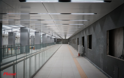 Hoàn thành cơ bản tầng B1 ga Ba Son thuộc tuyến Metro số 1