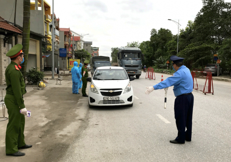 Bắc Ninh thiết lập vùng cách ly y tế 2 thôn và một khu phố để phòng COVID-19