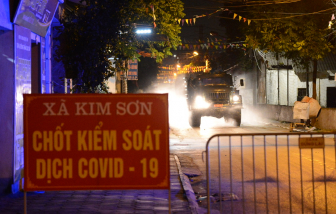 Khử khuẩn toàn bộ “ổ dịch” Kim Sơn, Gia Lâm ngay trong đêm