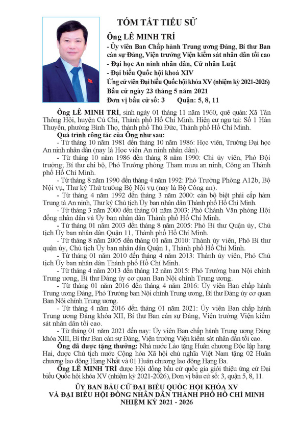 Danh sách 50 ứng cử viên ĐBQH khóa XV tại TP.HCM - Ảnh 29.