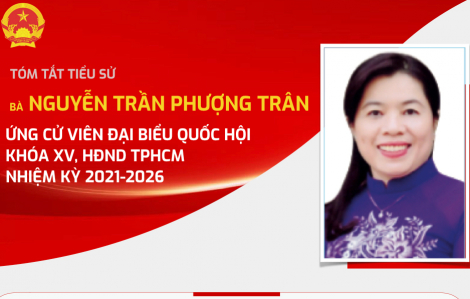 [Infographic] Tiểu sử và chương trình hành động của bà Nguyễn Trần Phượng Trân