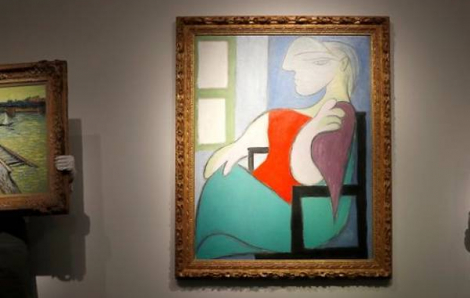 Bức tranh sơn dầu của Picasso được bán với giá khủng hơn 103 triệu USD