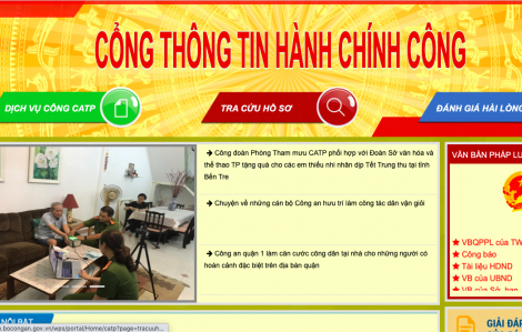 Chính thức ra mắt Cổng thông tin dịch vụ hành chính công Công an TPHCM