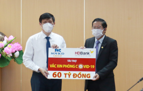 Sovico Group VÀ HDBank ủng hộ 60 tỷ đồng cho chương trình vắc-xin phòng ngừa COVID-19