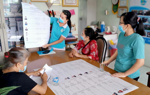 Hội viên phụ nữ cùng tham gia ngày hội non sông