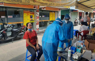 Con gái của người bán bánh canh ở quận 3 dương tính với SARS-CoV-2