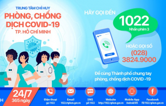 Cổng thông tin 1022 tiếp nhận phản ánh về dịch COVID-19 tại TPHCM